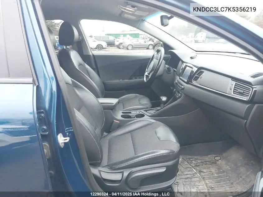 2019 Kia Niro Ex/Touring S VIN: KNDCC3LC7K5356219 Lot: 12290324