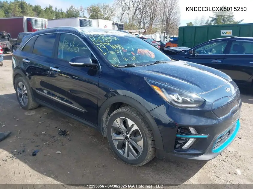 2019 Kia Niro Ev Ex/Sx Touring VIN: KNDCE3LGXK5015250 Lot: 12295856
