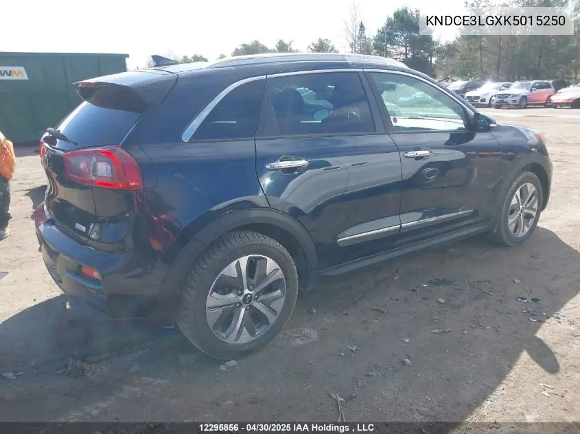 2019 Kia Niro Ev Ex/Sx Touring VIN: KNDCE3LGXK5015250 Lot: 12295856