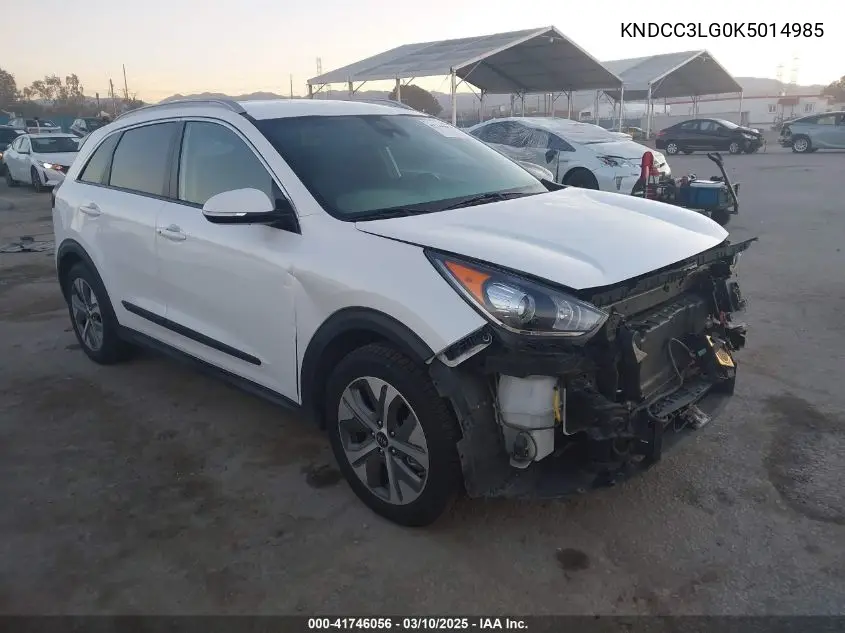 2019 Kia Niro Ev Ex VIN: KNDCC3LG0K5014985 Lot: 41746056