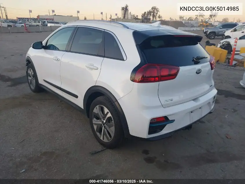 2019 Kia Niro Ev Ex VIN: KNDCC3LG0K5014985 Lot: 41746056