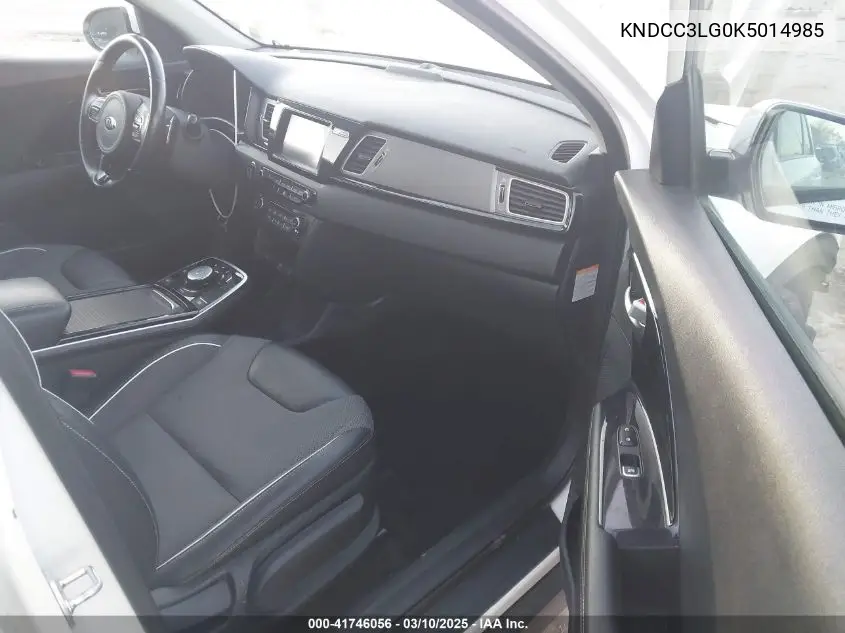 2019 Kia Niro Ev Ex VIN: KNDCC3LG0K5014985 Lot: 41746056