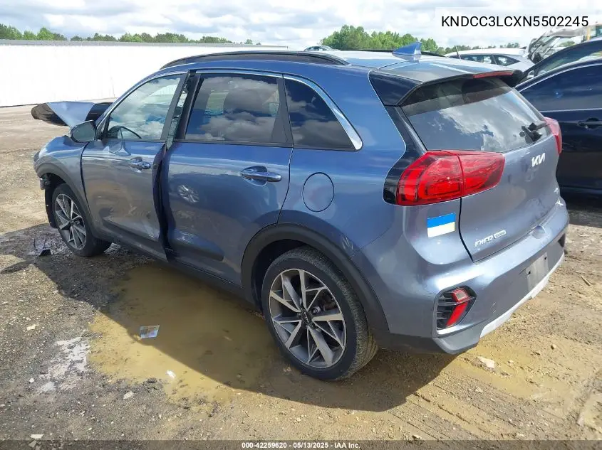 2022 Kia Niro Touring Se VIN: KNDCC3LCXN5502245 Lot: 42259620