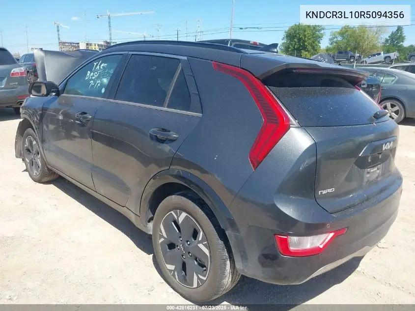 2024 Kia Niro Ev Wind VIN: KNDCR3L10R5094356 Lot: 42816231