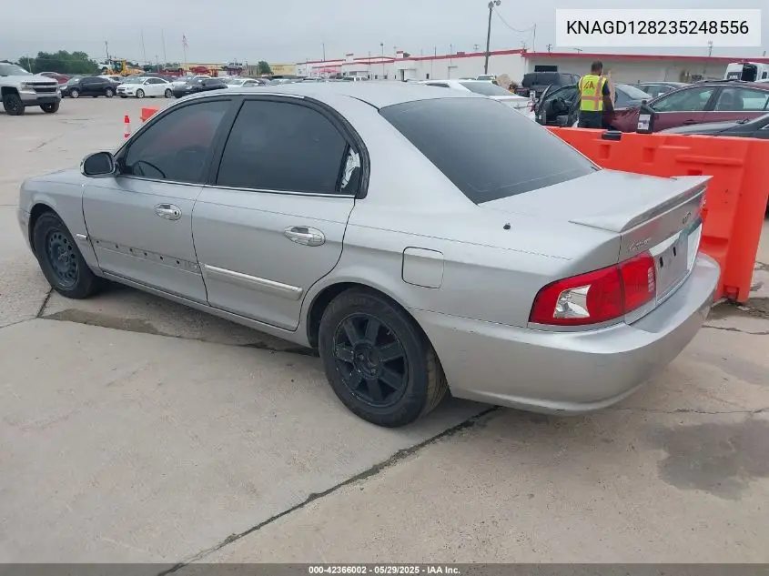 2003 Kia Optima Lx V6/Se V6 VIN: KNAGD128235248556 Lot: 42366002
