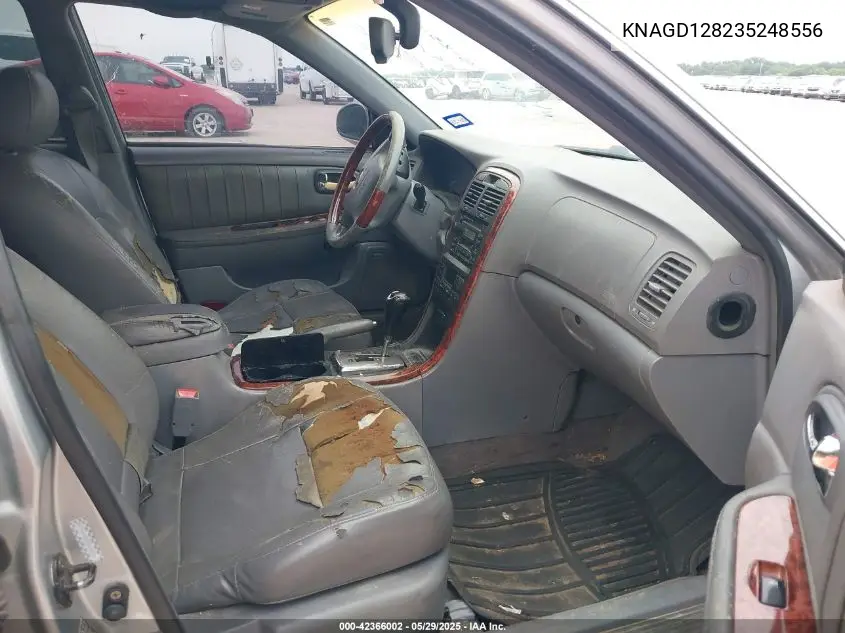 2003 Kia Optima Lx V6/Se V6 VIN: KNAGD128235248556 Lot: 42366002