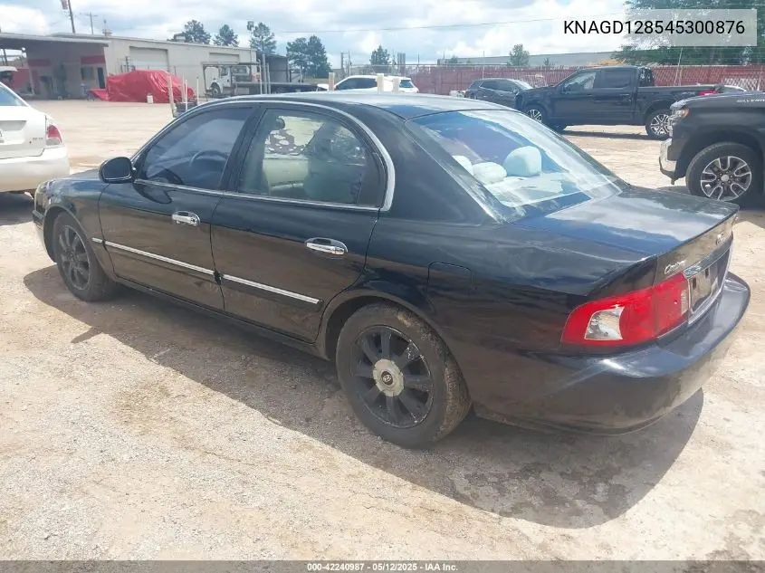 2004 Kia Optima VIN: KNAGD128545300876 Lot: 42240987