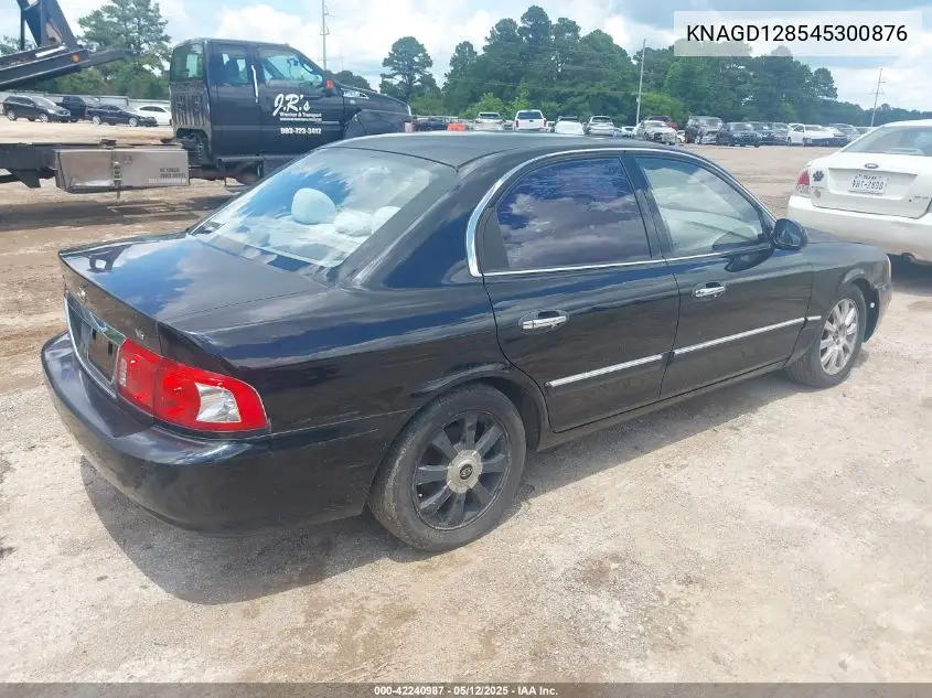 2004 Kia Optima VIN: KNAGD128545300876 Lot: 42240987