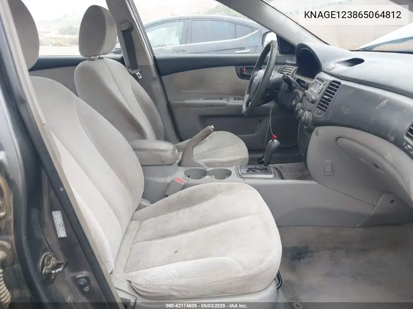 2006 Kia Optima Ex (New)/Lx (New) VIN: KNAGE123865064812 Lot: 42174605