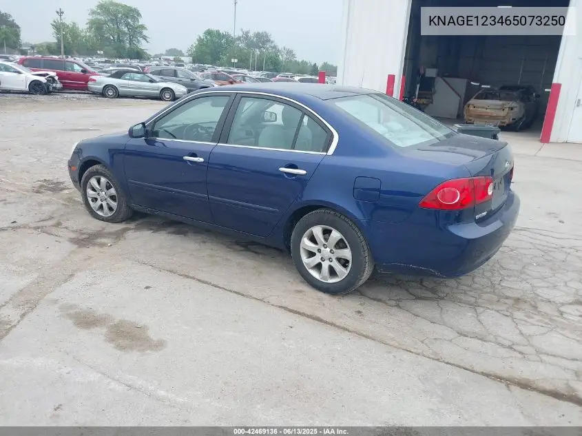 2006 Kia Optima Ex (New)/Lx (New) VIN: KNAGE123465073250 Lot: 42469136
