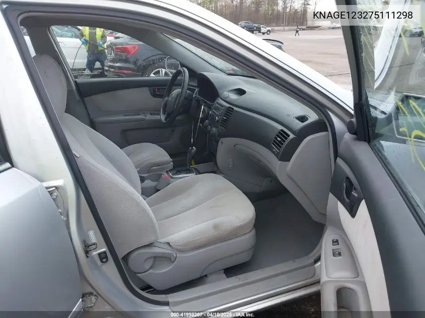 2007 Kia Optima Lx VIN: KNAGE123275111298 Lot: 41998207