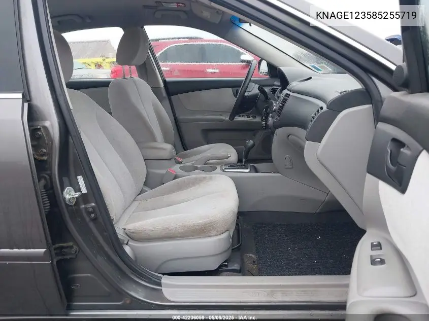 2008 Kia Optima Lx VIN: KNAGE123585255719 Lot: 42236059