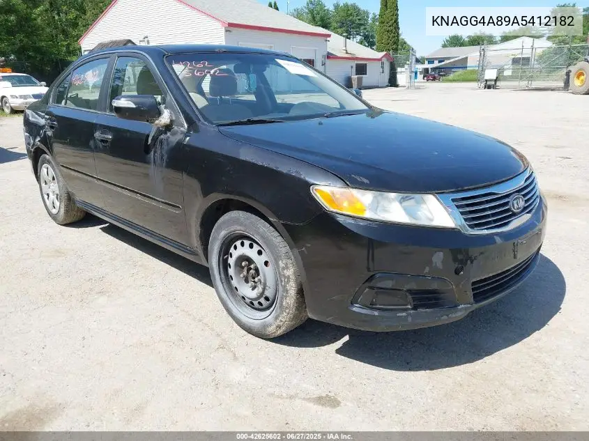 2010 Kia Optima Lx VIN: KNAGG4A89A5412182 Lot: 42625602
