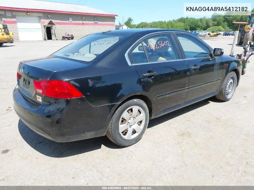 2010 Kia Optima Lx VIN: KNAGG4A89A5412182 Lot: 42625602