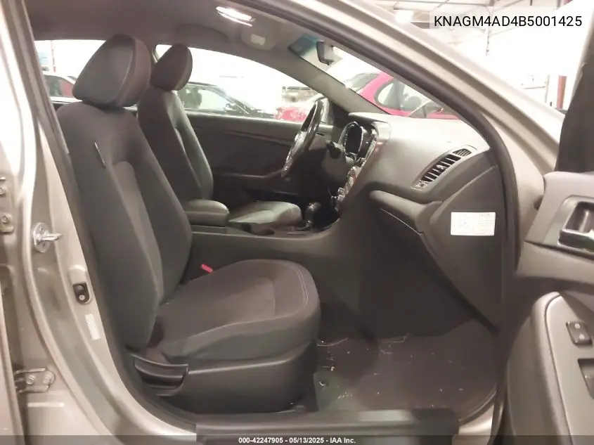 2011 Kia Optima Hybrid Ex VIN: KNAGM4AD4B5001425 Lot: 42247905