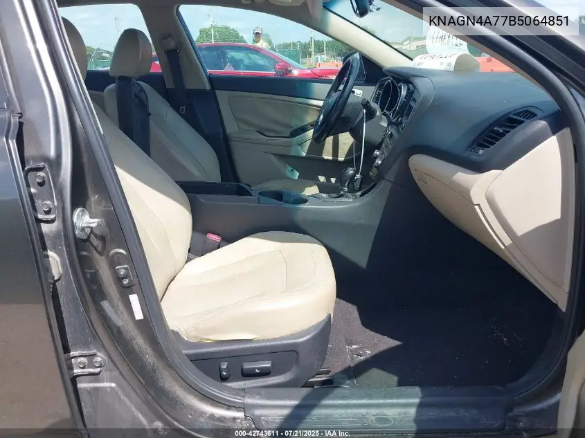 2011 Kia Optima Ex VIN: KNAGN4A77B5064851 Lot: 42743611