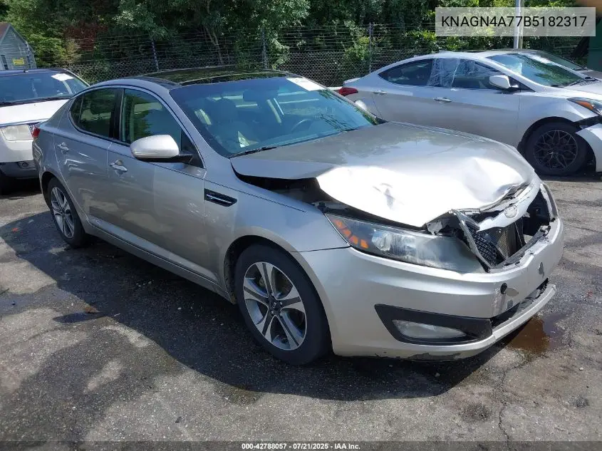 2011 Kia Optima Ex VIN: KNAGN4A77B5182317 Lot: 42788057
