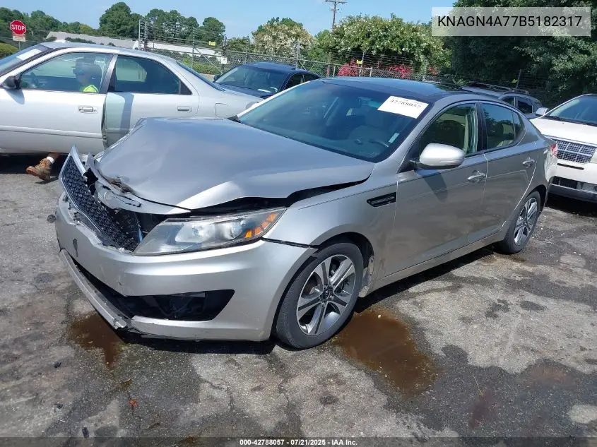 2011 Kia Optima Ex VIN: KNAGN4A77B5182317 Lot: 42788057