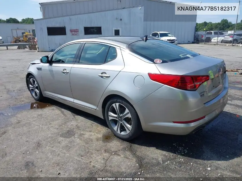2011 Kia Optima Ex VIN: KNAGN4A77B5182317 Lot: 42788057