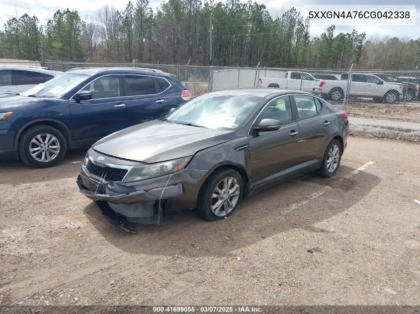 2012 Kia Optima Ex VIN: 5XXGN4A76CG042338 Lot: 41699055