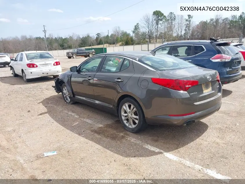 2012 Kia Optima Ex VIN: 5XXGN4A76CG042338 Lot: 41699055