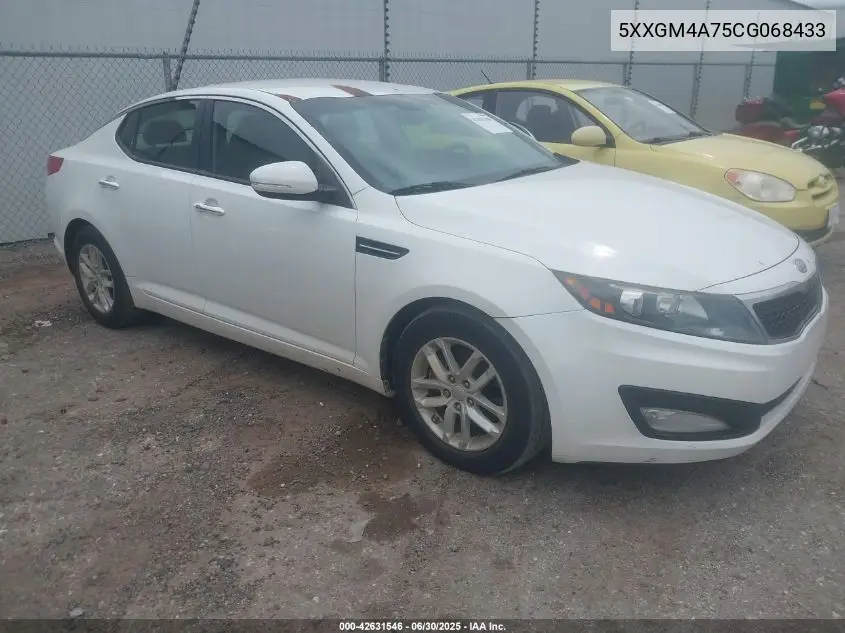 2012 Kia Optima Lx VIN: 5XXGM4A75CG068433 Lot: 42631546