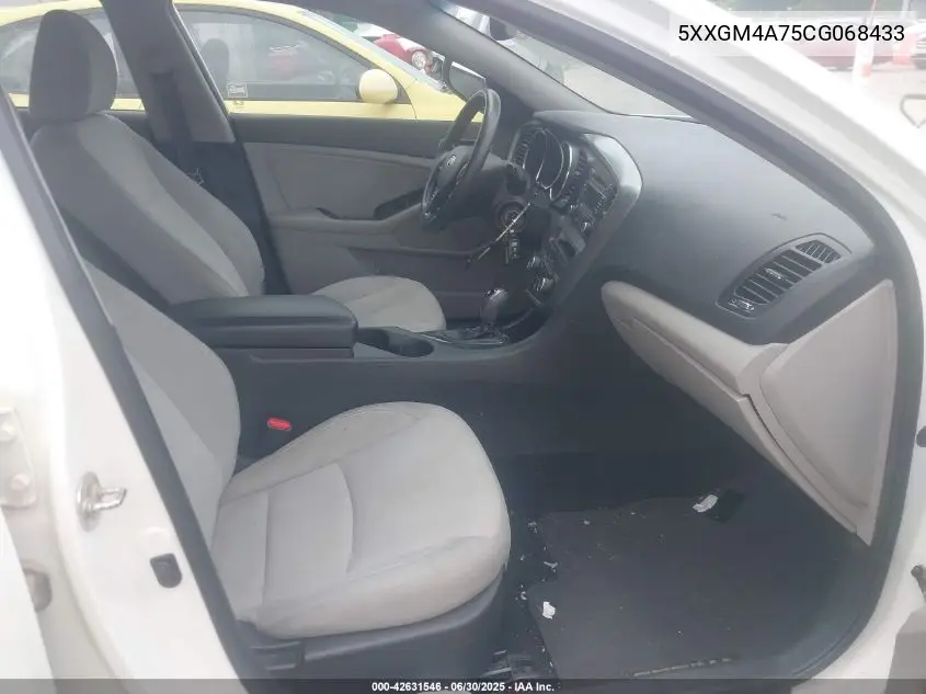 2012 Kia Optima Lx VIN: 5XXGM4A75CG068433 Lot: 42631546