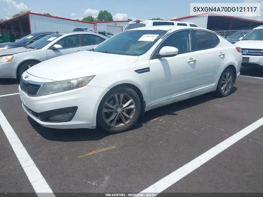 2013 Kia Optima Ex VIN: 5XXGN4A70DG121117 Lot: 42387582