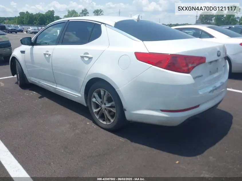 2013 Kia Optima Ex VIN: 5XXGN4A70DG121117 Lot: 42387582