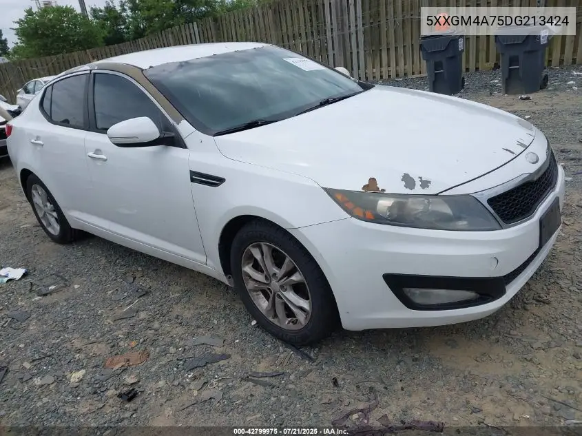 2013 Kia Optima Lx VIN: 5XXGM4A75DG213424 Lot: 42799975