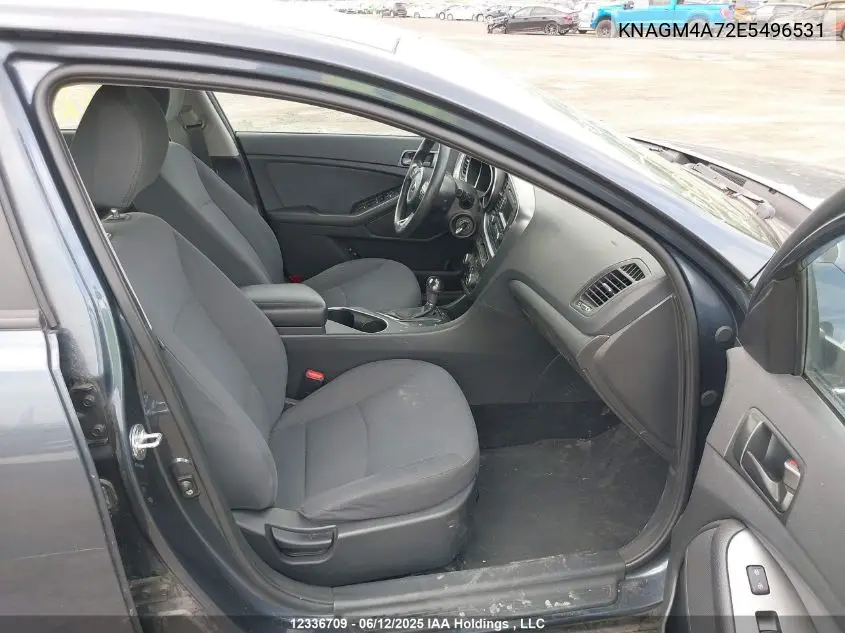 2014 Kia Optima Lx VIN: KNAGM4A72E5496531 Lot: 12336709