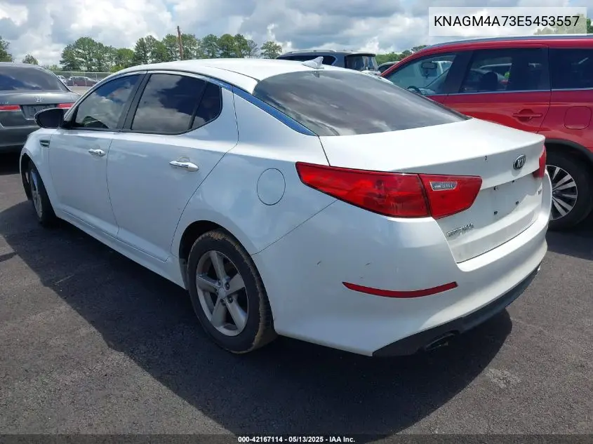 2014 Kia Optima Lx VIN: KNAGM4A73E5453557 Lot: 42167114