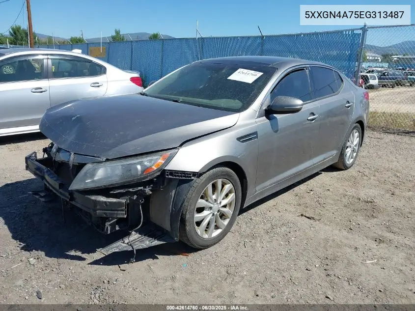2014 Kia Optima Ex VIN: 5XXGN4A75EG313487 Lot: 42614760