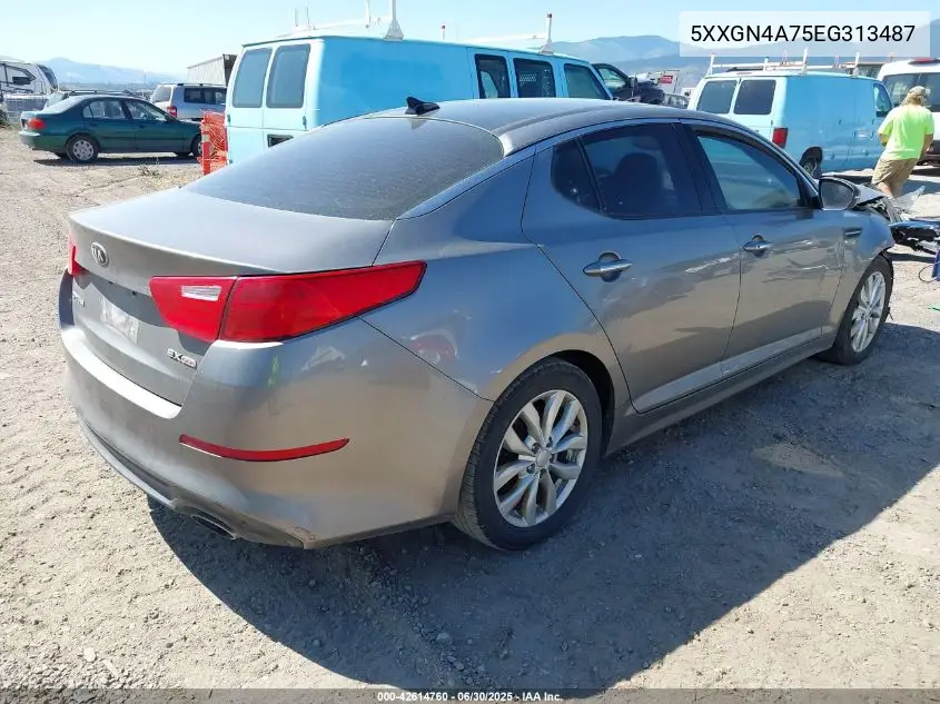 2014 Kia Optima Ex VIN: 5XXGN4A75EG313487 Lot: 42614760