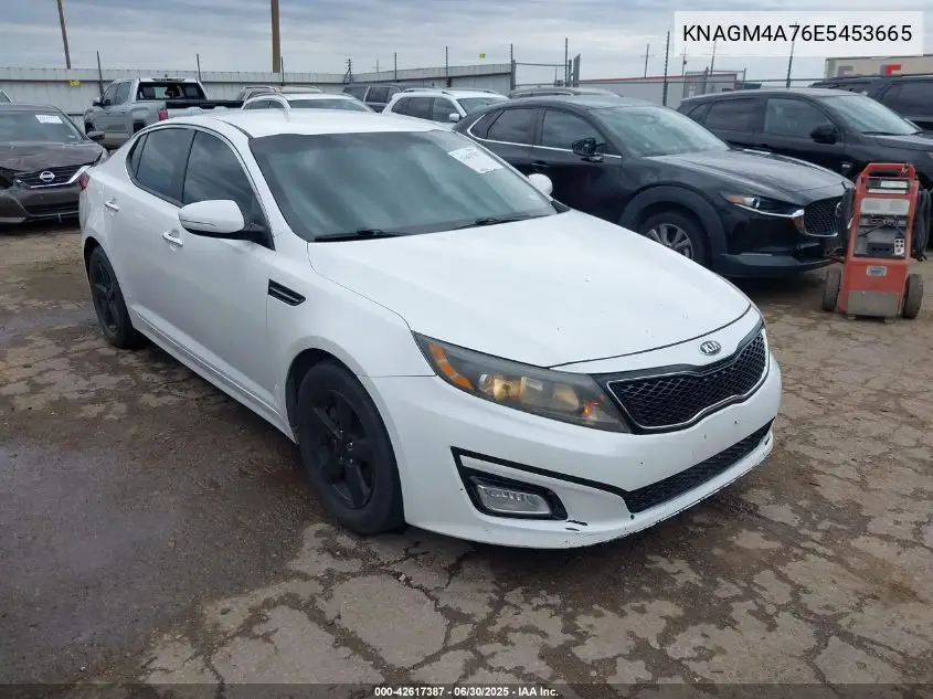 2014 Kia Optima Lx VIN: KNAGM4A76E5453665 Lot: 42617387