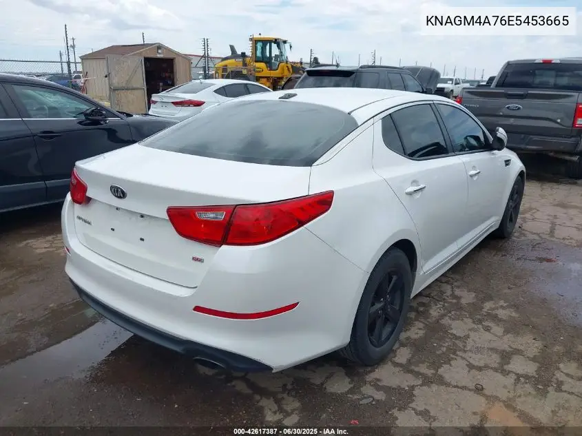 2014 Kia Optima Lx VIN: KNAGM4A76E5453665 Lot: 42617387