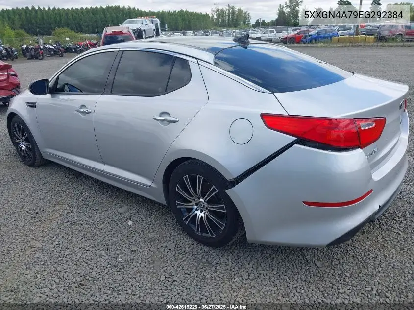 2014 Kia Optima Ex VIN: 5XXGN4A79EG292384 Lot: 42619226