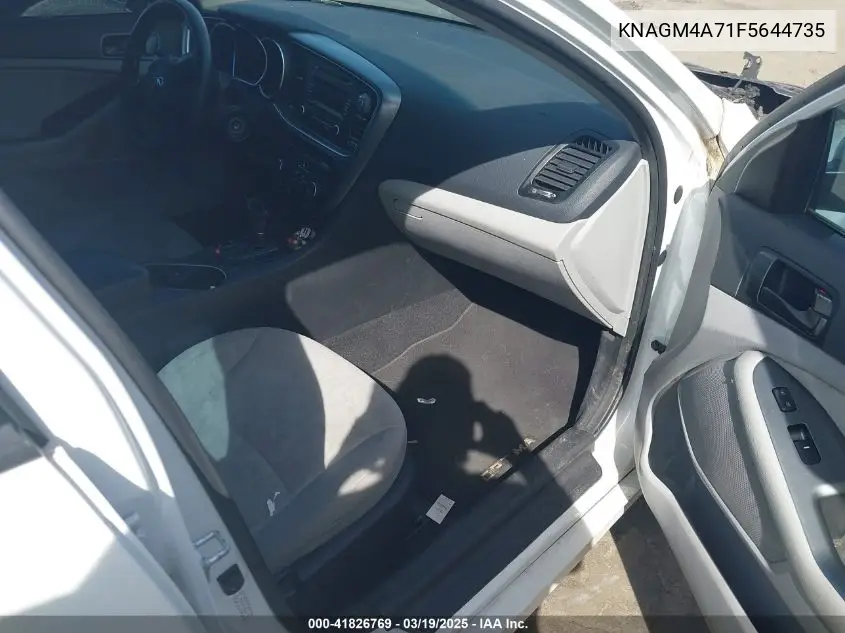 2015 Kia Optima Lx VIN: KNAGM4A71F5644735 Lot: 41826769