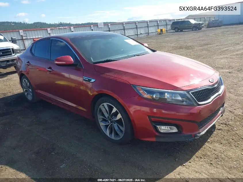 2015 Kia Optima Sx Turbo VIN: 5XXGR4A64FG393524 Lot: 42617421