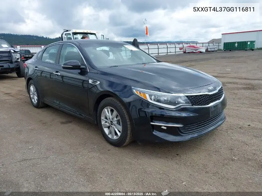 5xxgt4l37gg116811 5XXGT4L37GG116811 2016 Kia Optima Lx