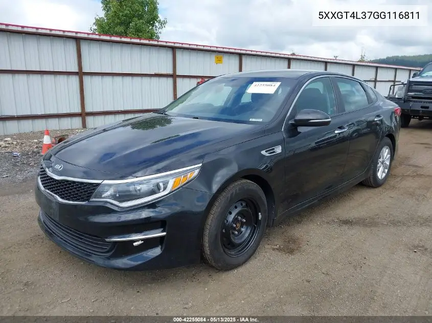 5xxgt4l37gg116811 5XXGT4L37GG116811 2016 Kia Optima Lx