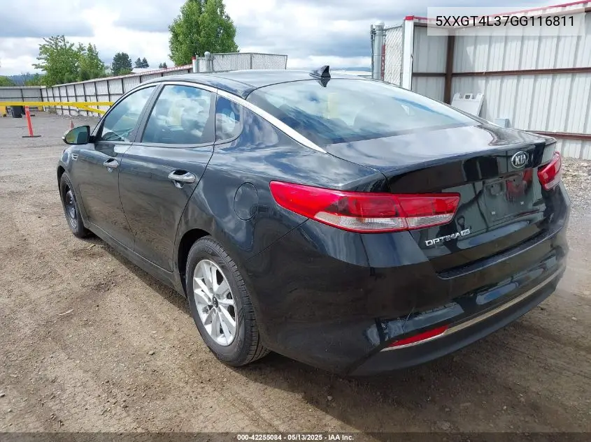 5xxgt4l37gg116811 5XXGT4L37GG116811 2016 Kia Optima Lx