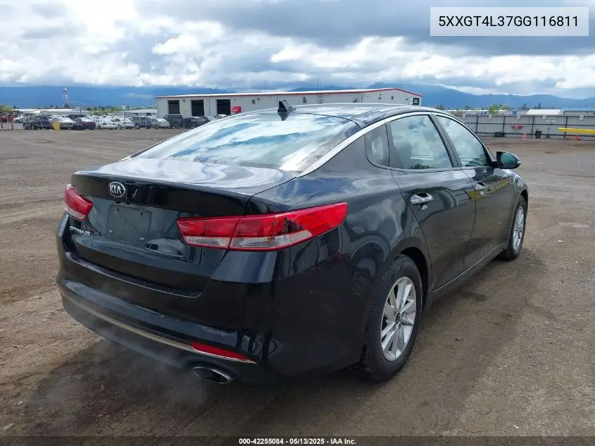 5xxgt4l37gg116811 5XXGT4L37GG116811 2016 Kia Optima Lx