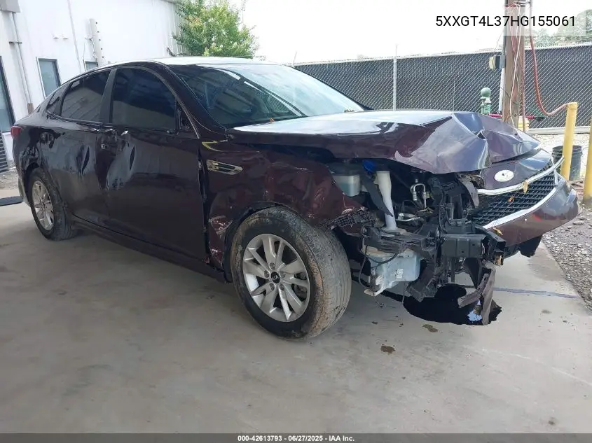 2017 Kia Optima Lx VIN: 5XXGT4L37HG155061 Lot: 42613793