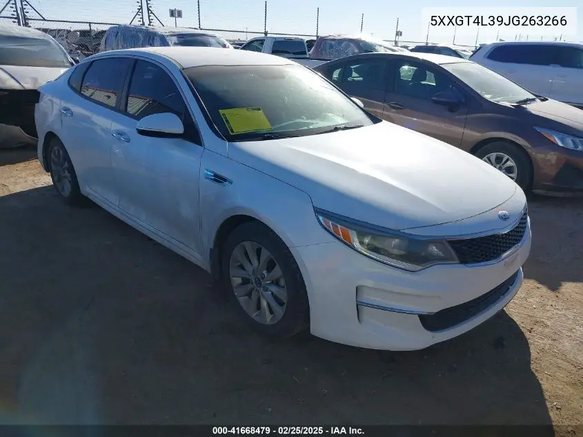 2018 Kia Optima Lx VIN: 5XXGT4L39JG263266 Lot: 41668479