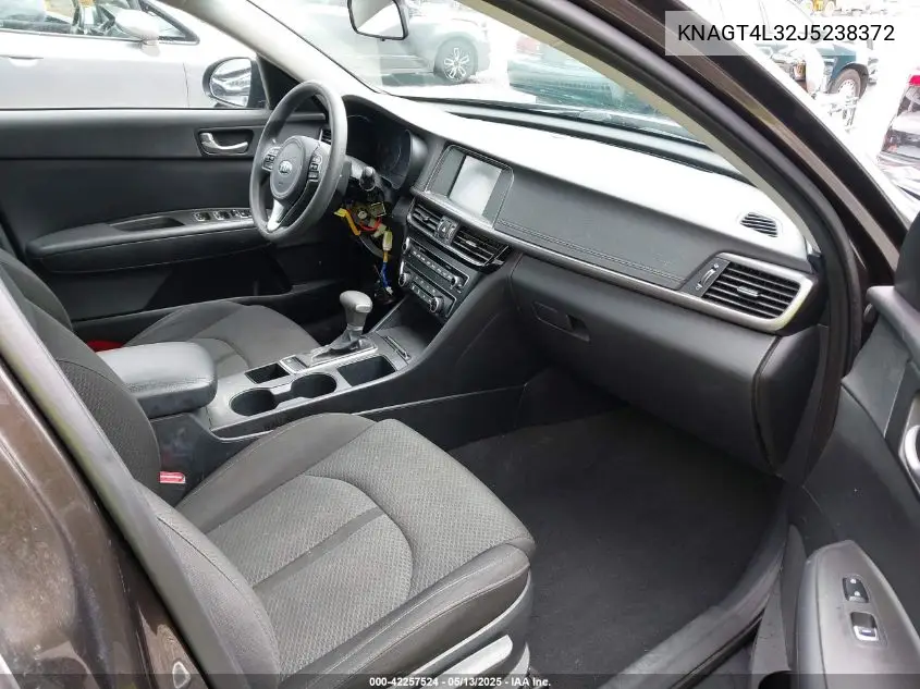 2018 Kia Optima Lx VIN: KNAGT4L32J5238372 Lot: 42257524