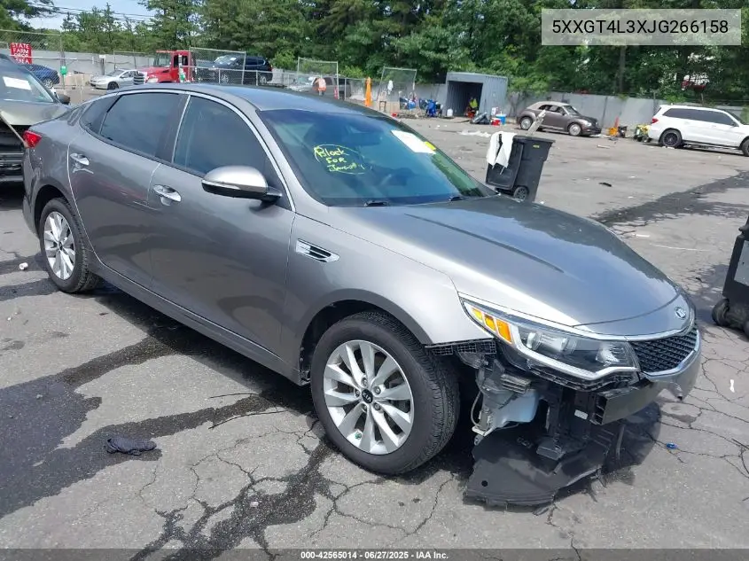 2018 Kia Optima Lx VIN: 5XXGT4L3XJG266158 Lot: 42565014