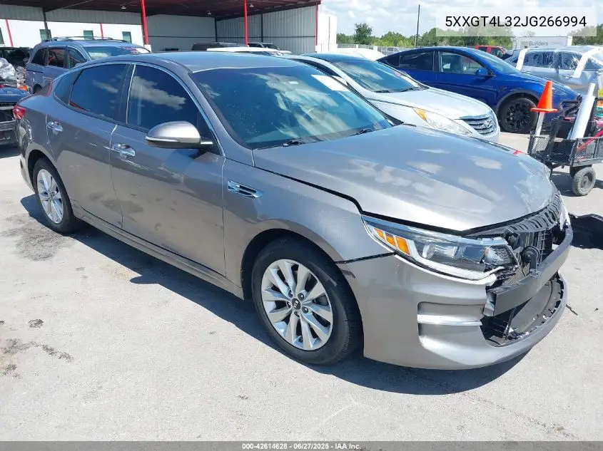 2018 Kia Optima Lx VIN: 5XXGT4L32JG266994 Lot: 42614628
