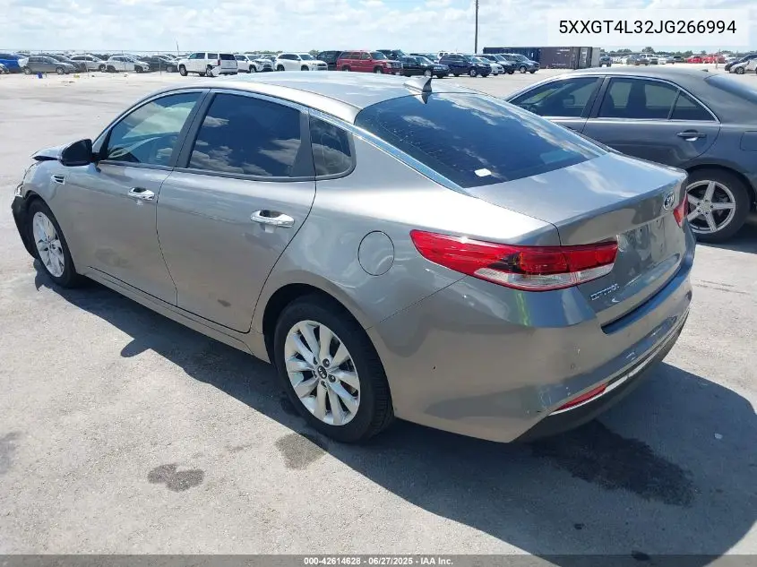 2018 Kia Optima Lx VIN: 5XXGT4L32JG266994 Lot: 42614628
