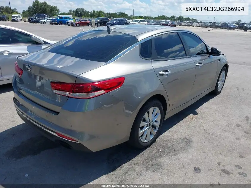 2018 Kia Optima Lx VIN: 5XXGT4L32JG266994 Lot: 42614628